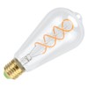ST64 Bulb Double Spiral E27 4W Dimmable Light Bulb for