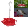 Hex Hummingbird Feeder Horizontal Hanging Bird Feeding Tray for Garden