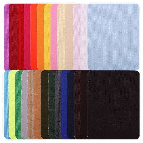 Samcos Repair Cloth, Iron Patch, 26 Color Set, Repairing Patches,