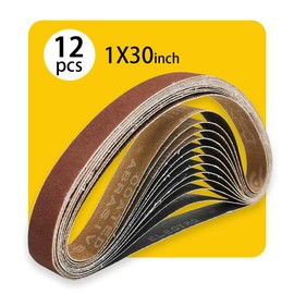 1x 30 Inch 400 Grit Sanding Belt | Premium Aluminum Oxide Sanding Belt | Premium Sander Sandpaper – 12 Pack