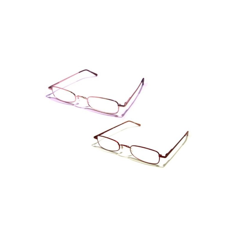 お洒落なシニアグラス携帯老眼鏡(312) (+1.00, ピンク/ピンク)