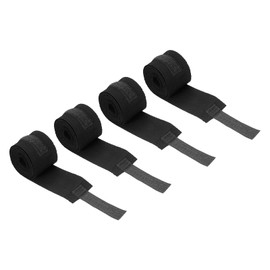 PATIKIL Boxing Hand Wraps, 4 Pack 118 Inch Length Martial Arts Boxing Fist Bandages for Muay Thai Kickboxing, Black