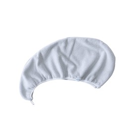 Teijin Hair Turban, Gray, Made in Japan, Absorbent, Quick Drying, Women's Face Wash, Bath, Hair Drying Towel, Antibacterial, Microfiber, Micropure