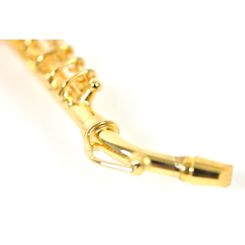 Sunrise Sound House Miniature Musical Instrument Alto Saxophone 1/12 Gold
