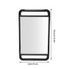 Double Handle Mirror Large Rectangle Makeup Barber Hair Handheld Back