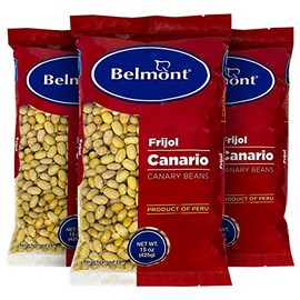 Frijol Canario Marca Belmont 15 oz de Peru | Canary Bean from Peru 3 Pack