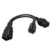 JORINDO 0.32M/1FT C20 to C19+5-15 Y Splitter Power Plug,PDU/UPS Plug