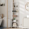 Furnulem 6 Tier Corner Shelf with LED Light, 67.5” Tall