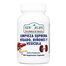 New Life Limpieza Suprema – Liver, Kidney & Gallbladder Cleanse with Dandelion Root & Milk Thistle – 100 Veg Capsules