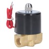 Brass Electric Solenoid Valve Female Thread 1 Way Flowing Normally