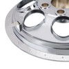 G-PLUS 10" Chrome Wheel Cover Hub Caps Compatible with EZGO