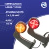 Web Truck 2 x LED Rubber Side Light 12 V