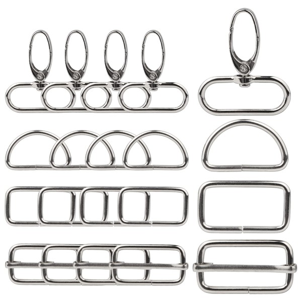SWAWIS 70 Pieces/40 Pieces Swivel Snap Hook Set, 25 mm/32