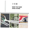 Kisangel Tennis Racket Head Tape 2pcs Tape TPU Material Frame