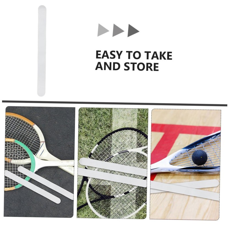 Kisangel Tennis Racket Head Tape 2pcs Tape TPU Material Frame