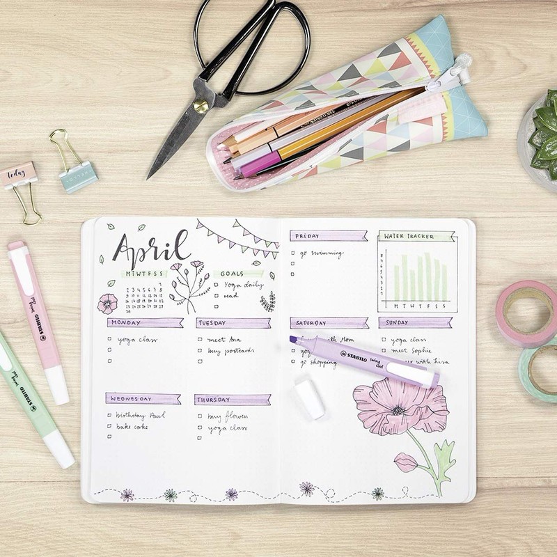 Highlighter - STABILO swing cool Pastel - Pack of 6