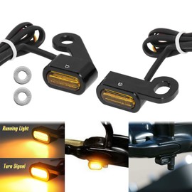 HDBUBALUS LED Turn Signal Indicator Blinker Running Light Fit for Harley Sportster XL883 1200 72 48 2004-2020 1 Pair