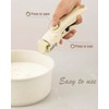 Nagyphgar Removable Handle White with Spatula pad, Detachable Handle for