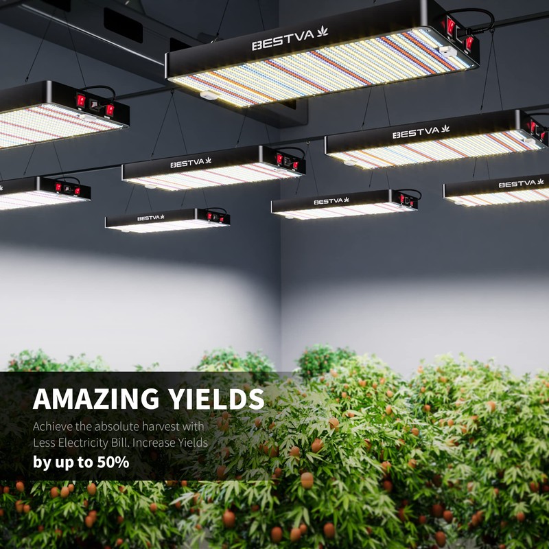 BESTVA 2025 Upgrade DC1000 Led Grow Light with High Yield