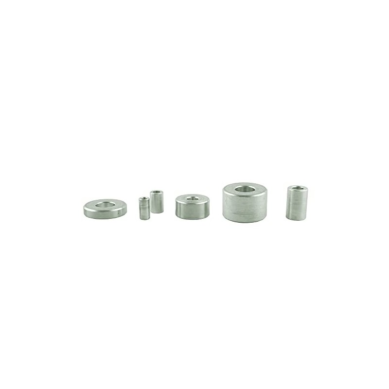 (10 pieces) aluminium spacer sleeves for M8, inner diameter: 9