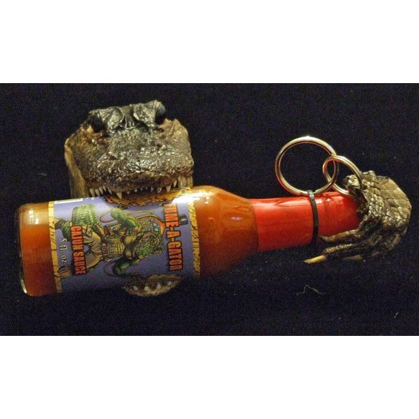 Fume A Gator Alligator Cajun Hot Sauce with Free Gator Claw