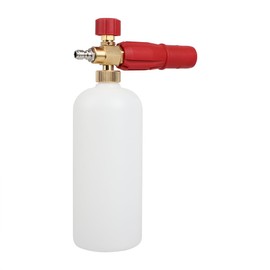 ANGLEWIDE 1/4" Heavy Duty Foam Cannon Car Wash Pressure Washer Gun Kit with 5 Nozzle Tips