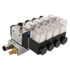 Baomain 4 Space Pneumatic Solenoid Valve 3V210-08 12VDC PT1/4 2
