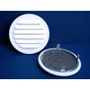 2.5" Round Vent - tab Style - White - Pkg of 4