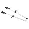 MUNEFE Support Rod, 2Pcs Rv Window Support Rod, Retractable Aluminum
