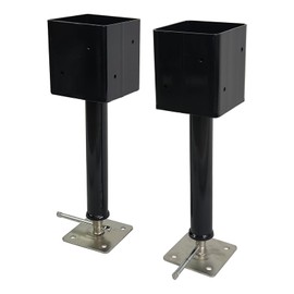 ZANURA 4x4 Screw Jack Post Temporary House Jacks Pole for Home Leveling Lifting Floor Crawlspace Basement Shore Beams, 2 Pack