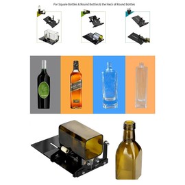 Metal Glass Cutter Glass Sculptures Cutter for DIY Glass Cutting Machine Tool 11Pc