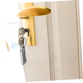 WHAMVOX Titanium Alloy Carabiner Keychain Dual Sided Key Ring for Men Heavy Duty Belt Accessory Ultra Lightweight and Rust Resistant for Organizing Keys Pants Backpack