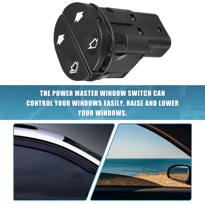 X AUTOHAUX Power Window Switch Driver Side 6S6T14529AB