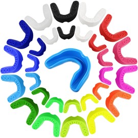 Pack de 30 protectores bucales para jóvenes, protectores bucales suaves, protectores de dientes de fútbol, suministros deportivos, protección bucal atlética para fútbol, baloncesto, boxeo, niños, adultos, 14 colores