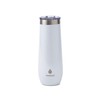 Manna Sleek Champagne Flute Tumbler - 9 Oz - White
