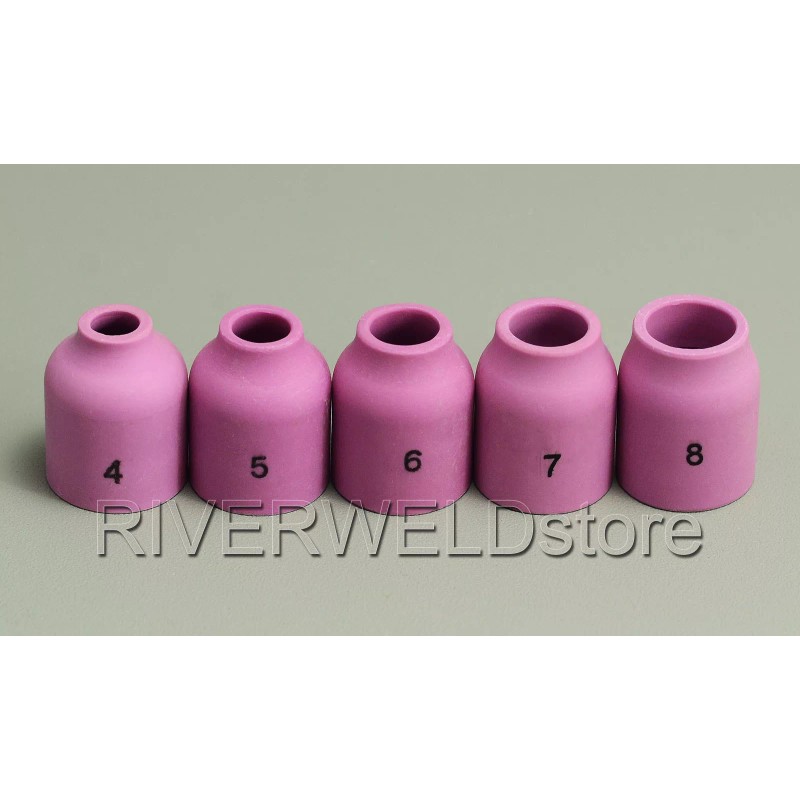 RIVERWELD TIG Stubby Gas Lens Collet 17GL series Kit For