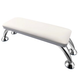 CHAOEEMY Manicure Hand Rest,Nail Arm Rest for Nail Tech,Manicure Pillow For Nails Toenails,Big Hand Rest with Soft Cushion,White