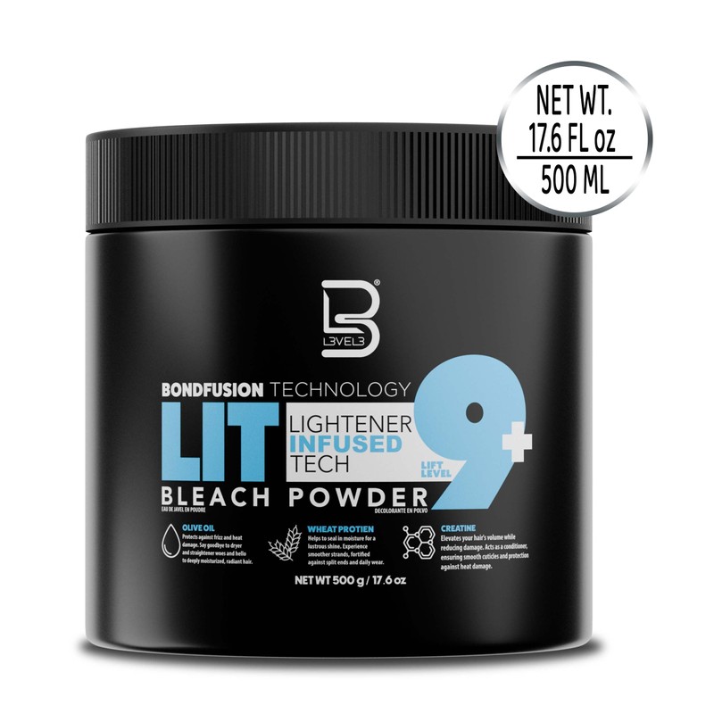 Level 3 BondFusion LIT Bleach Powder - Hair Lightener with
