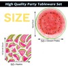100Pcs Watermelon Party Supplies Watermelon Party Set 7"Sweet Watermelon Plates