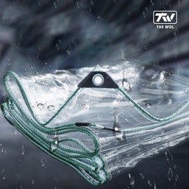 TAE WOL PVC Windproof Vinyl Film Outdoor Tent for Terrace Waterproof 3*3m