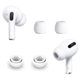 ALXCD 2 Pairs Ear Tips Compatible with AirPods Pro & 2nd Gen Earbuds, Silicone Earbud Eargel Tips Replacement Accessory, Compatible with AirPods Pro, Small Size