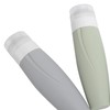 Empty Dispenser Bottle Silicone Refillable Container Shampoo Body Wash Travel