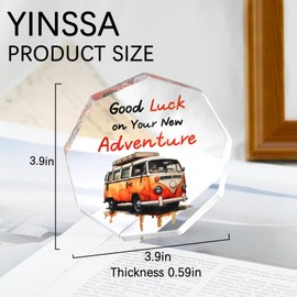 YINSSA New Job Gifts for Coworker Women Men Retirement Gift for Women Coworkers New Beginnings Gifts for Women Coworker Friend New Chapter Gifts for Coworker Women Men Going Away Party Decorations