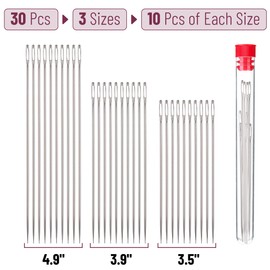 Mr. Pen- Large Eye Needles for Hand Sewing, 30 pcs, 3 Sizes, Large Eye Sewing Needles, Embroidery Needles for Hand Sewing Needles Large Eye Hand Sewing Needle, Embroidery Needle, Large Sewing Needle