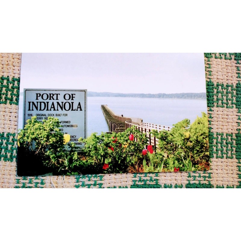 MARY SAURDIFF POST CARD INDIANOLA DOCK INDIANOLA WA