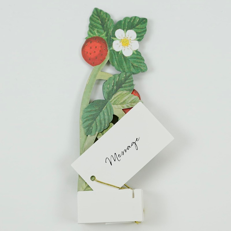 Greeting Life Blooming Card Mini Strawberry KE-58