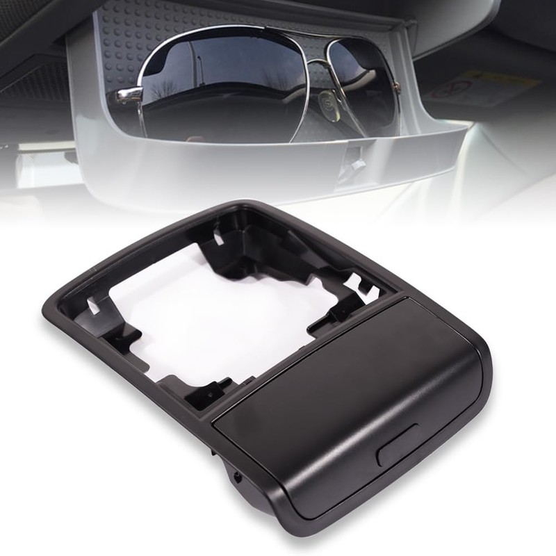 runmade Sunglass Box Black Console Case Holder compatible with VW