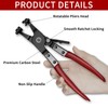WISEUP 4PCS Hose Clamp Pliers Set - Includes 27" Long