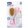 CHICCO, Cepillo y Peine para Bebé, Recién Nacidos, Color Rosa
