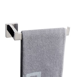 NearMoon Toallero cuadrado de mano de acero inoxidable SUS304 de alta calidad, para baño, cocina, accesorio de baño de estilo contemporáneo (acabado chapado en cromo)